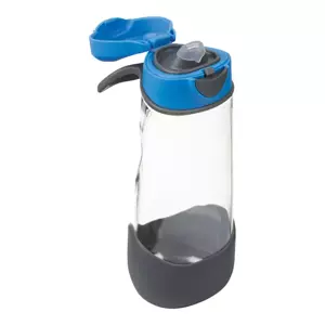B.box Butelka na wodę - bidon z ustnikiem  dla dziecka tritanowy 600 ml Blue Slate 