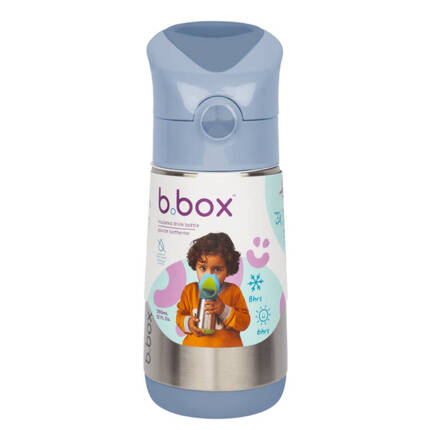 B.box butelka termiczna - bidon dla dzieci ze słomką 350 ml Chill Out