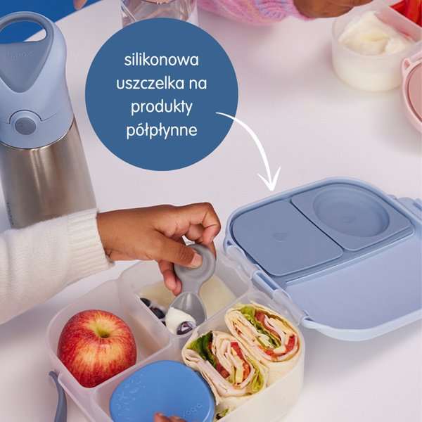 B.box lunchbox dla dzieci do szkoły - szczelna mini śniadaniówka z przegródkami Chill Out