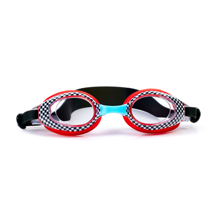 Okulary do pływania dla dzieci Czerwona wyścigówka Aqua2ude