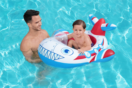 Ponton dmuchany dla dzieci, samolot, 3+, Lil' navigator Baby Boat, Bestway