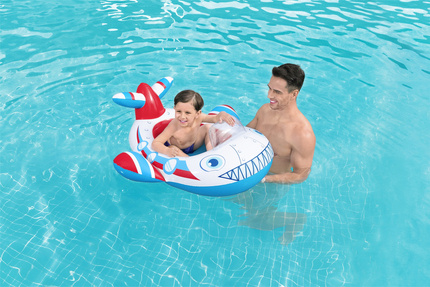 Ponton dmuchany dla dzieci, samolot, 3+, Lil' navigator Baby Boat, Bestway