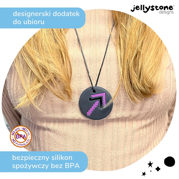 Wisiorek antystresowy Strzałka szary Jellystone Designs