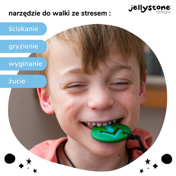 Wisiorek antystresowy Strzałka zielony Jellystone Designs