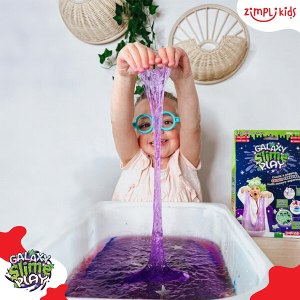 Zimpli Kids Zestaw do robienia glutów z gwiazdkami Galaxy Slime Play 3+