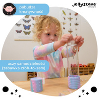 Butelka sensoryczna DIY, Jednorożec, Jellystone Designs