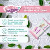 Chusteczki nawilżane Kinder by Nature odpowiednie dla noworodków i dzieci 12 opakowań (672 szt.)