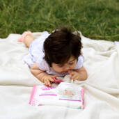 Chusteczki nawilżane Kinder by Nature odpowiednie dla noworodków i dzieci  3 opakowania (168 szt.)