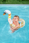 Kółko do pływania dla dzieci, łabędź, 61 cm, 3-6 lat, Bestway