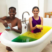 Magiczny proszek do kąpieli, Gelli Baff Colour Change, kosmiczny żółty, 3+, Zimpli Kids, OUTLET