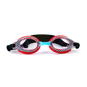Okulary do pływania dla dzieci Czerwona wyścigówka Aqua2ude