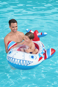 Ponton dmuchany dla dzieci, samolot, 3+, Lil' navigator Baby Boat, Bestway