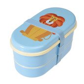 Rex London Lunchbox Bento ze sztućcami, Lew Charlie