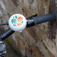Rex London Metalowy głośny dzwonek do roweru dla dziecka Dzikie zwierzęta 1 szt.