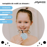 Wisiorek antystresowy Płatek śniegu błękit Jellystone Designs