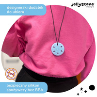 Wisiorek antystresowy Płatek śniegu błękit Jellystone Designs