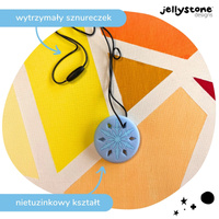 Wisiorek antystresowy Płatek śniegu błękit Jellystone Designs