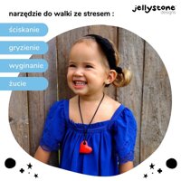 Wisiorek antystresowy Serduszko czerwone Jellystone Designs