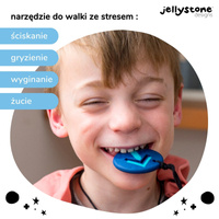 Wisiorek antystresowy Strzałka granatowy Jellystone Designs