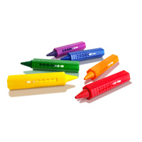 Zimpli Kids Kredki do kąpieli dla dzieci – malowanie wanny 6 kolorów Baff Crayons 3+