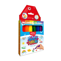 Zimpli Kids Kredki do kąpieli dla dzieci – malowanie wanny 6 kolorów Baff Crayons 3+