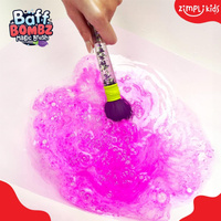 Zimpli Kids Kule do zabawy do kąpieli dla dzieci zestaw 4 szt. z pędzlem Baff Bombz Magic Brush 3+