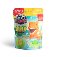 Zimpli Kids Kule do zabawy do kąpieli z niespodzianką Baff Bombz Dino Surprise, 3+ 