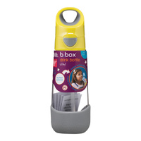 b.box Bidon dla dziecka - butelka na wodę ze słomką tritanowa 600ml Lemon Sherbet